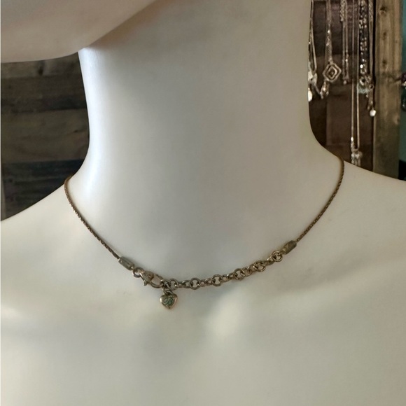 Brighton Gold Plated Clear Bezel Set Crystal Pendant Necklace - Picture 5 of 7